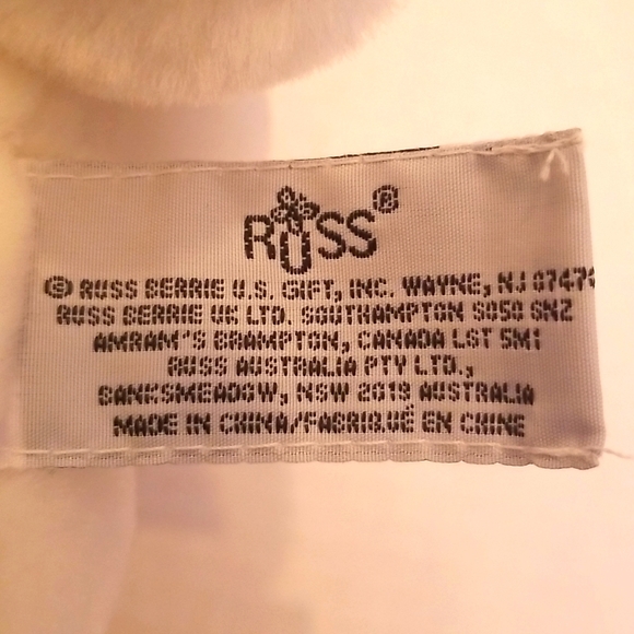 NWT Russ Snowman Plush with Top Hat and Scarf 2019 - Picture 8 of 10